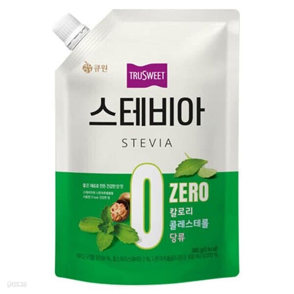 큐원 스테비아 380g (소비기한 20260702)