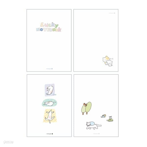 중고생 무제노트 W (깜찍발랄) (항균)