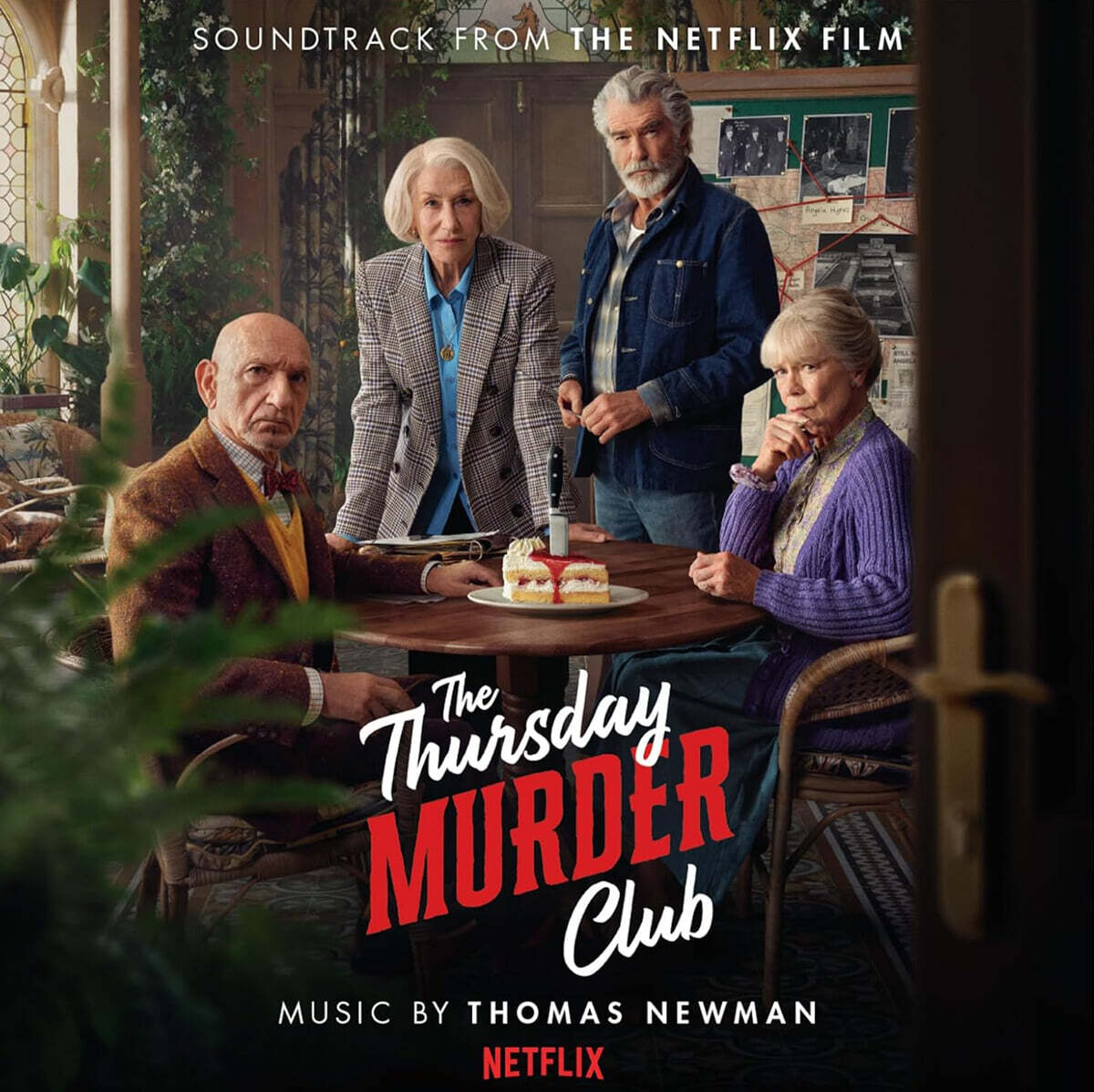 목요일 살인 클럽 영화음악 (The Thursday Murder Club - Soundtrack From The Netflix Film) [레드 컬러 LP]