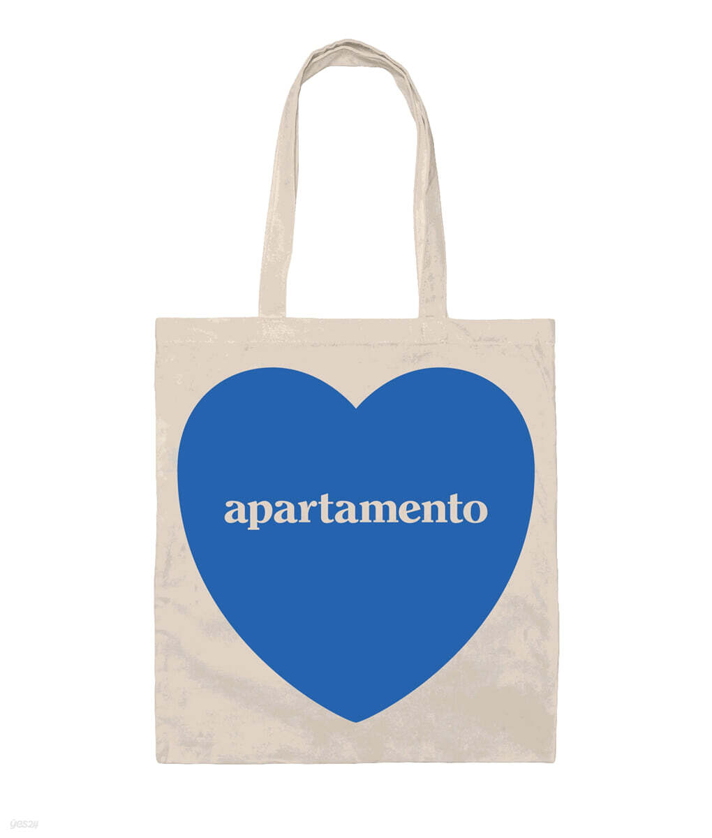 Apartamento Heart Tote Bag 아파르타멘토 하트 토트백 (blue flame)