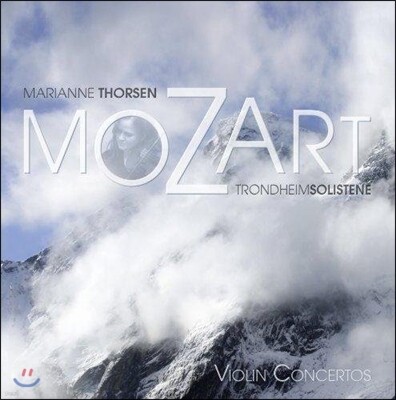 Marianne Thorsen, Trondheimsolistene, Oyvind Gimse — Marianne Thorsen 모차르트: 바이올린 협주곡 3번, 4번 (Mozart: Violin Concertos KV218, 216) 앨범 커버