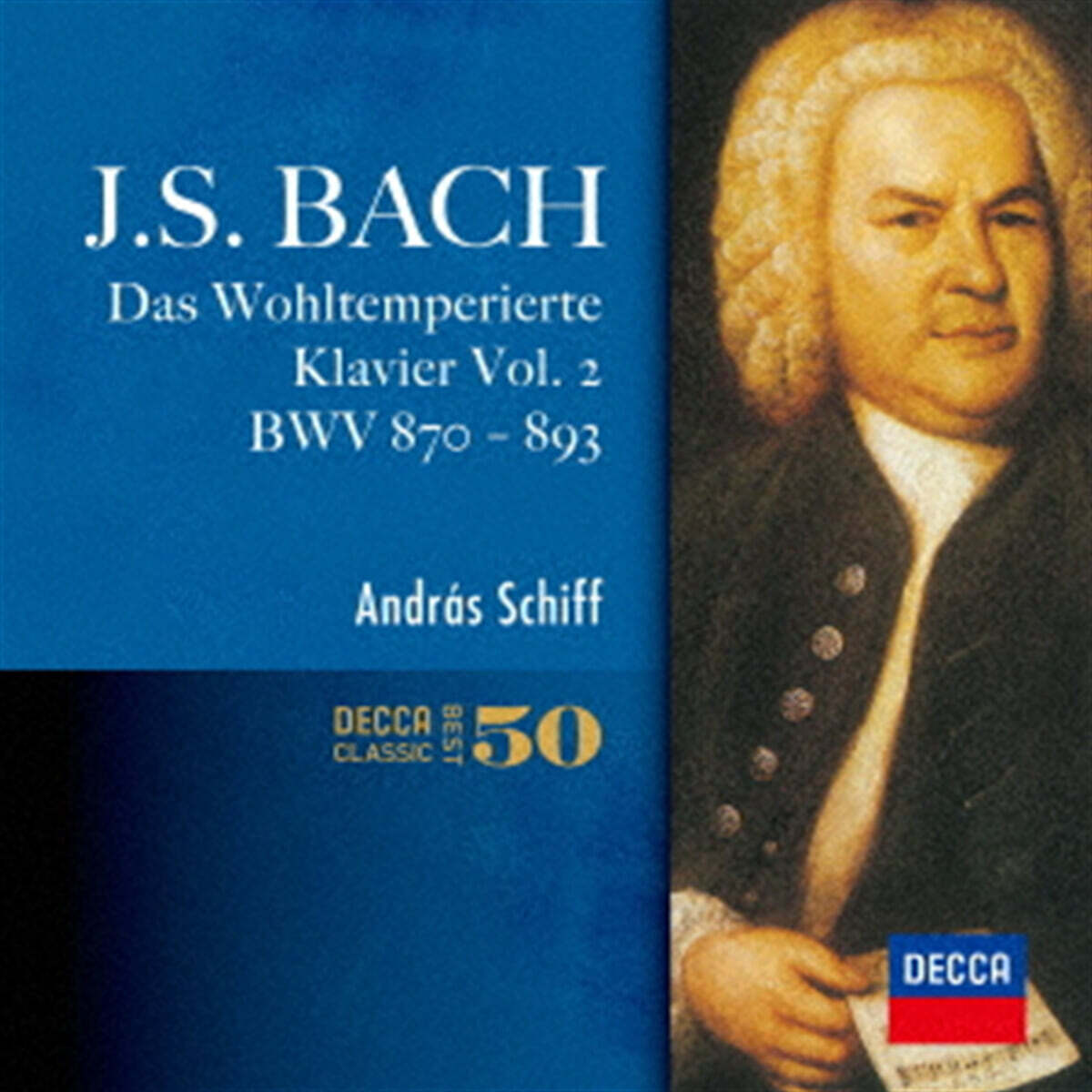 Andras Schiff 바흐: 평균율 클라비어곡집 2집 (Bach: Das Wohltemperierte Klavier Vol.2 BWV 870-893)