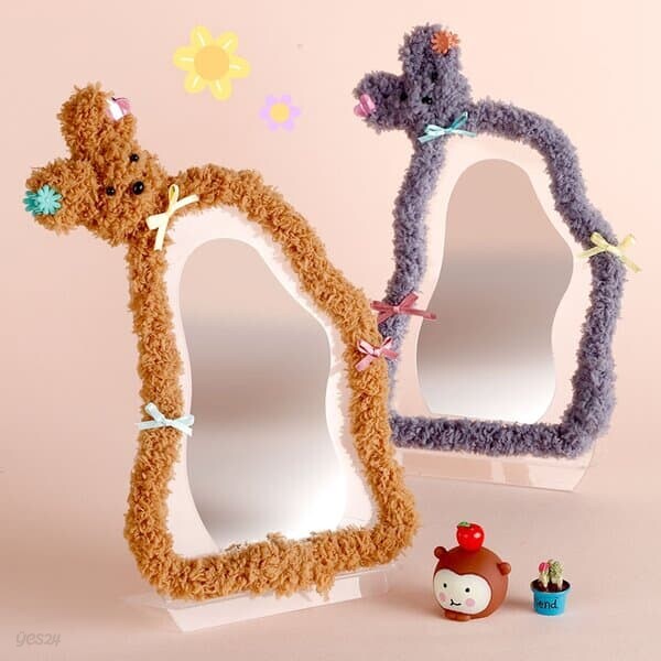 아트랄라 모루 곰돌이 거울 만들기 귀여운 소품 DIY 공예