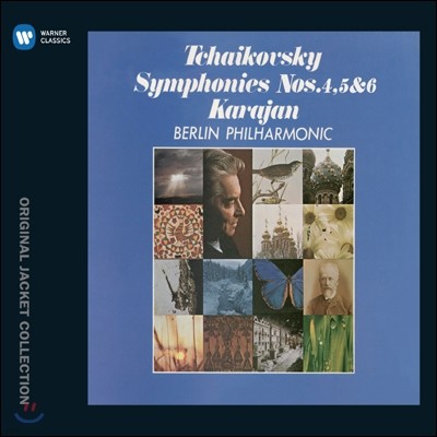 Herbert von Karajan Ű :  4, 5 & 6 'â' (Tchaikovsky : Symphonies Nos. 4, 5  & 6) 츣Ʈ  ī 