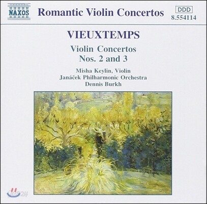Misha Keylin 비외탕: 바이올린 협주곡 2번, 3번 (Vieuxtemps: Violin Concertos Op.19, Op.25)