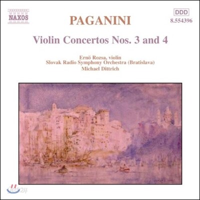 Erno Rozsa / Michael Dittrich 파가니니: 바이올린 협주곡 3번, 4번 (Paganini: Violin Concertos MS50, MS60)
