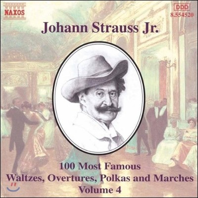  Ʈ콺 2:  ǰ 100 - , , ī,  4 (J. Strauss Jr: Most Famous Waltzes, Overtures, Polkas, Marches)