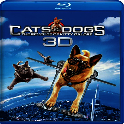 Cats & Dogs: The Revenge of Kitty Galore (with Blu-ray 3-D) (캣츠 앤 독스 2) (2010)(한글무자막)(Blu-ray + Blu-ray 3-D)