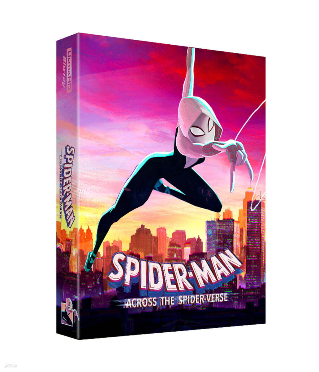 스파이더맨 : 어크로스 더 유니버스 (2Disc, 4K UHD+2D A2 풀슬립 스틸북 한정판) : 블루레이