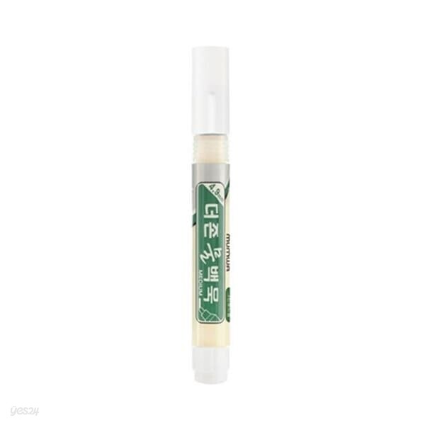 문화연필 더존물백묵펜 노랑 그린보드용4.9mm 보드마카