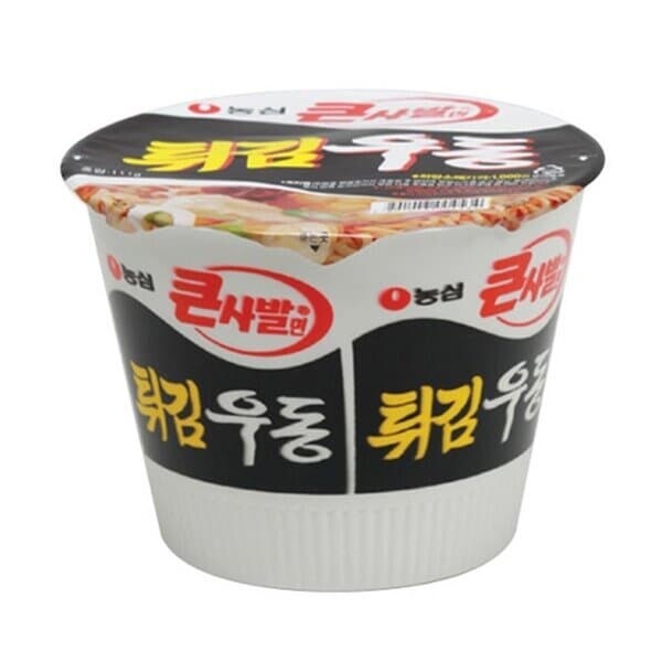 농심 반품불가 농심 튀김우동 큰사발110g 16개입