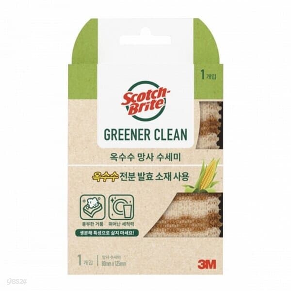 3M 내추럴 옥수수 망사 수세미