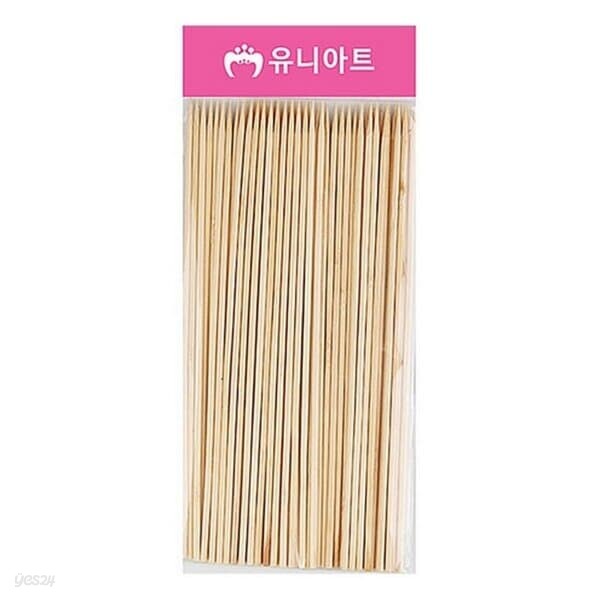 유니아트 산적꼬지 2번 4mm 28cm 50개입 일회용식기