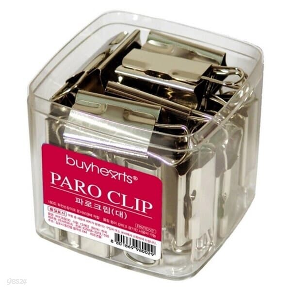 바이하츠 통 파로크립 대 PARO-L 클립 제철 100매25개입 클립/핀