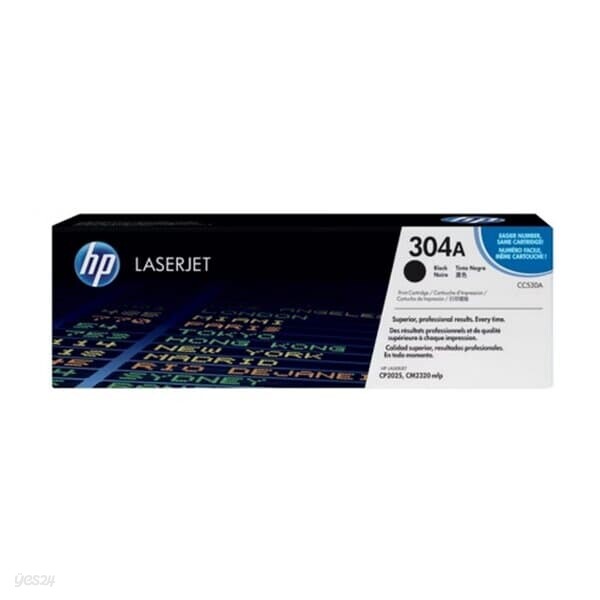 HP 정품토너 NO.304A CC530A 검정 3500매