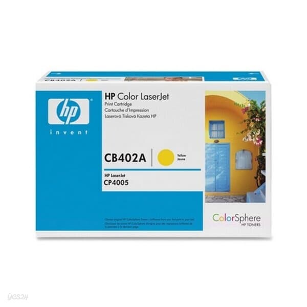 HP 토너 CB402A 노랑 7500매