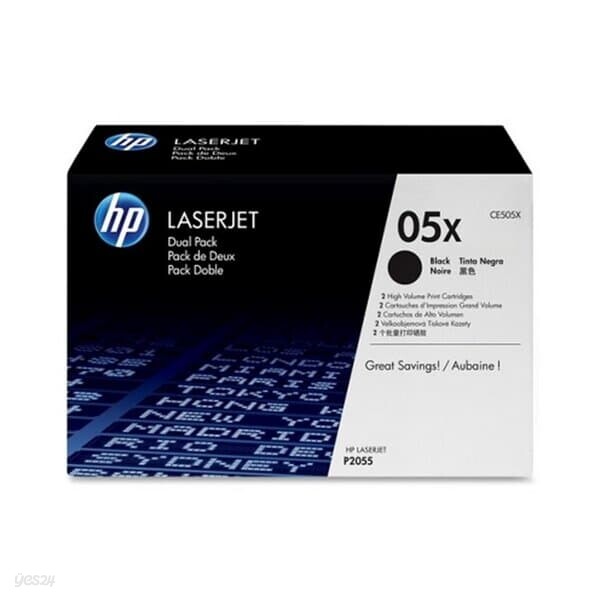 HP 정품토너 NO.05X CE505X 검정 6500매