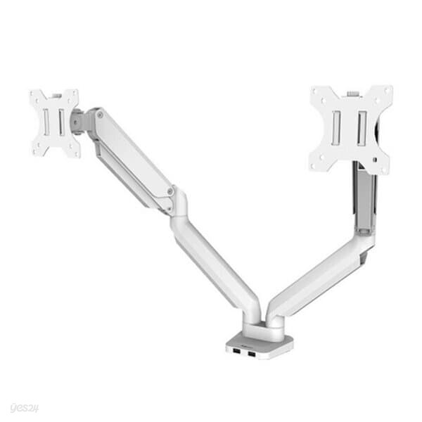 반품불가 펠로우즈 플래티넘 듀얼 모니터 암 흰색