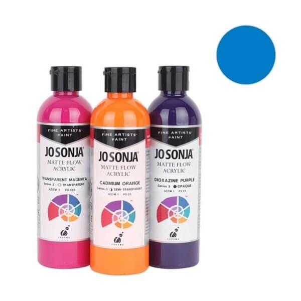 조선자 아크릴 물감 250ml 605 S1 코발트 블루 휴