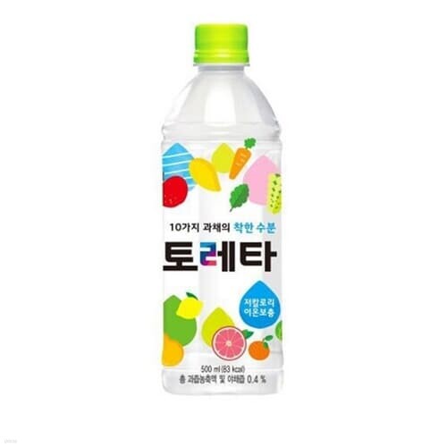 반품불가 코카콜라 토레타 500ml 아쿠아 24개입