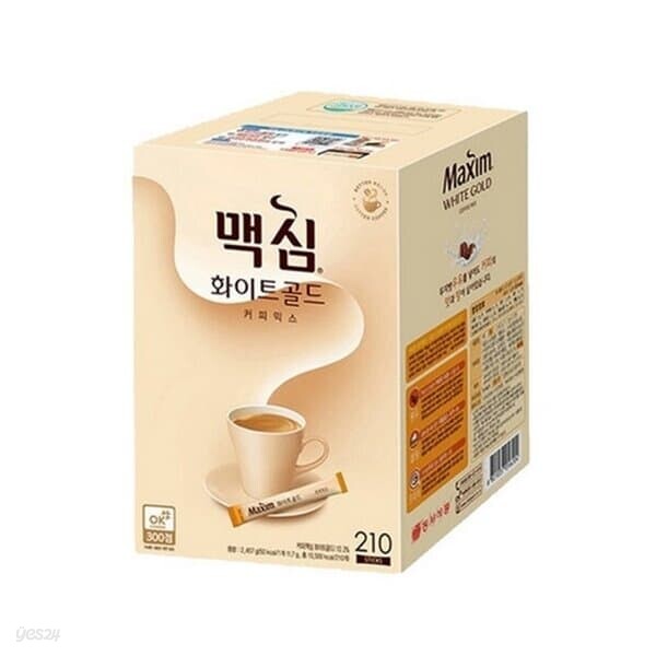 반품불가 동서 맥심 화이트골드믹스 210T 믹스커피
