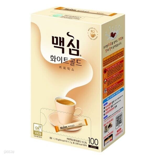 반품불가 동서 맥심 화이트골드믹스 100T