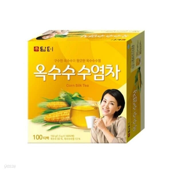 담터 맑고가벼운 옥수수수염차 100T
