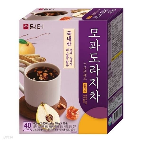 담터 모과도라지차 40T
