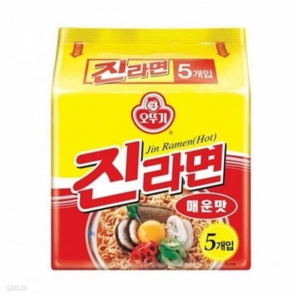반품불가 오뚜기 진라면멀티750 매운맛 5개입