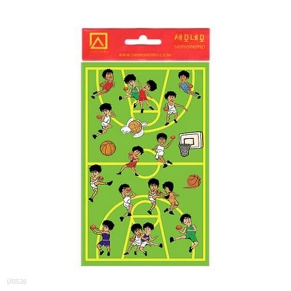 세모네모 스티커이야기 농구 SS 118