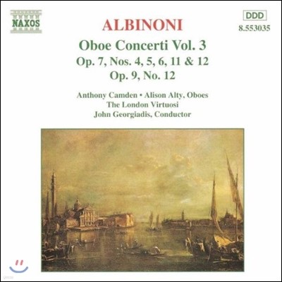John Georgiadis ˺:  ְ 3 (Albinoni: Oboe Concertos Op.7, Op.9 No.12)