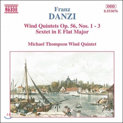 [NAXOS]Michael Thompson Wind Quintet 단치: 관악 오중주, 육중주 (Danzi: Wind Quintets Op.56, Sextet)