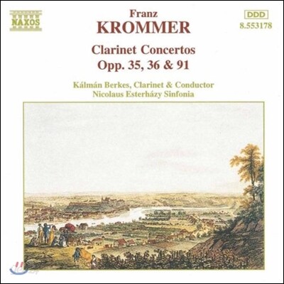 Kalman Berkes 크로머: 클라리넷 협주곡 (Krommer: Clarinet Concertos Op.35, Op.36, Op.91)