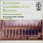 Schubert : The Lord Is My Shepherd / Brahms : Motets And Chorale Preludes : Ledger