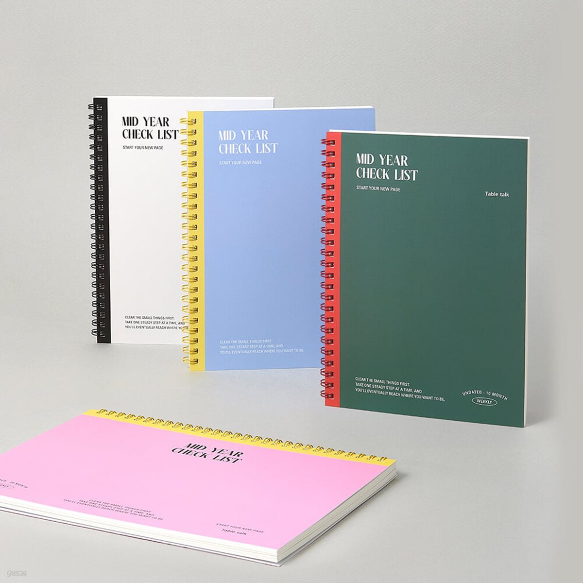 (만년형) 미드이어 체크리스트 위클리 A5 B5_다이어리 플래너 스터디