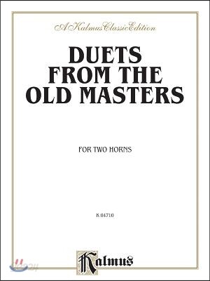 Duets from the Old Masters for Two Horns: From Schubert, Telemann, Turraschmiedt, and Others