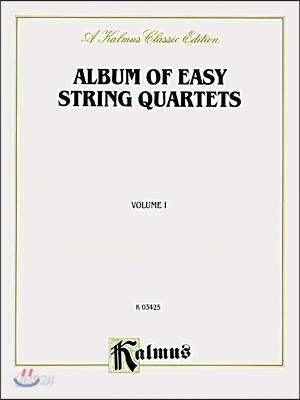 Album of Easy String Quartets, Vol 1: Pieces by Bach, Haydn, Mozart, Beethoven, Schumann, Mendelssohn, and Others