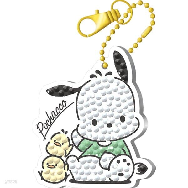 산리오 안녕 포차코 보석십자수 키링 세트 열쇠고리 만들기