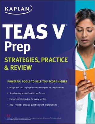 Kaplan TEAS V Prep: Strategies, Practice & Review