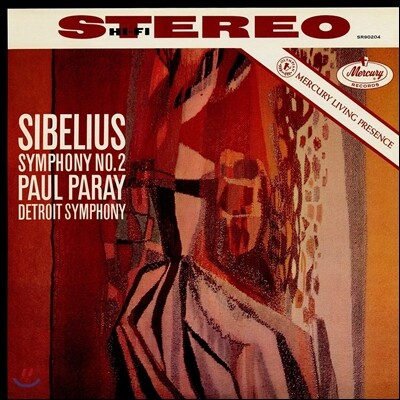 Detroit Symphony Orchestra, Paul Paray — Paul Paray 시벨리우스: 교향곡 2번 (Sibelius: Symphony No.2) 앨범 커버