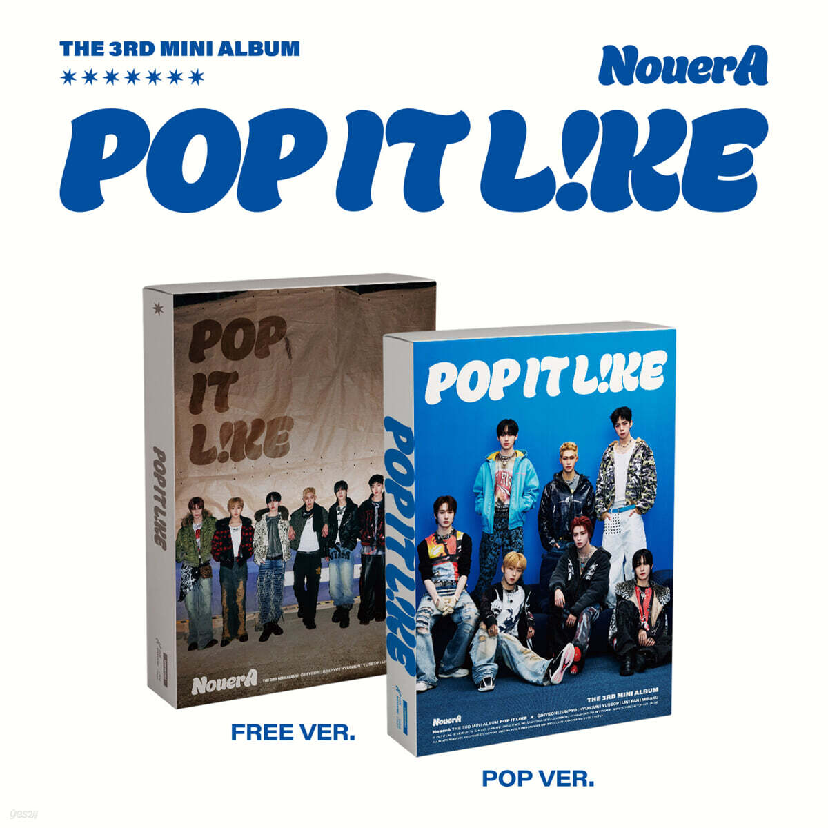 NouerA (누에라) - 미니앨범 3집 [POP IT LIKE][2종 중 1종 랜덤발송]