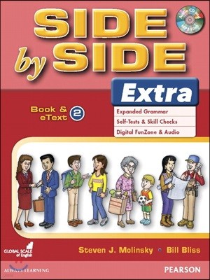 Side by Side Extra 2 Book & Etext with CD [With CD (Audio)]