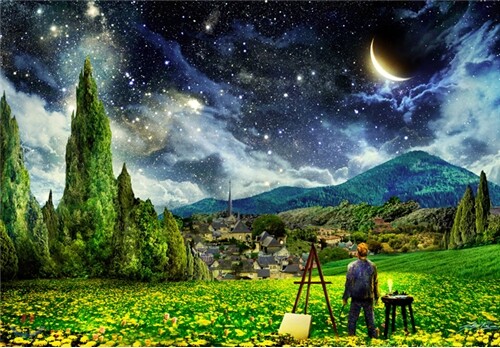 별밤2 (PL1347/1000조각/51X73.5CM/퍼즐단일)