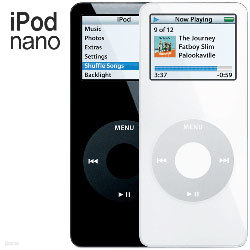 iPod nano 2GB Black+실리콘 블랙 스킨+ 태극 무늬 필름 Korea 증정+iPod 전용 충전기+iPod nano 전면보호필름