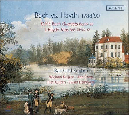 Barthold / Wieland Kuijken 하이든: 플루트 트리오 / C.P.E.바흐: 플루트 4중주 (C.P.E. Bach: Quartets Wq 93-95 / Haydn: Trios Hob XV:15-17)