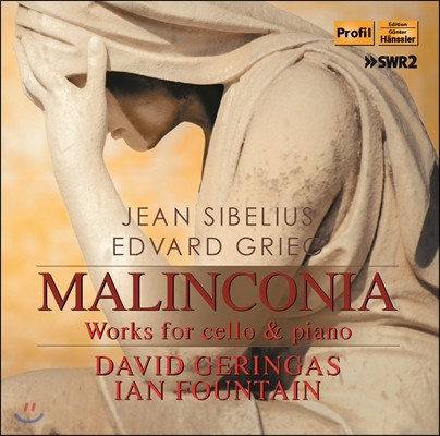 David Geringas, Ian Fountain 시벨리우스 / 그리그: 첼로 작품집 (Sibelius / Grieg: Malinconia - Works for Cello & Piano)