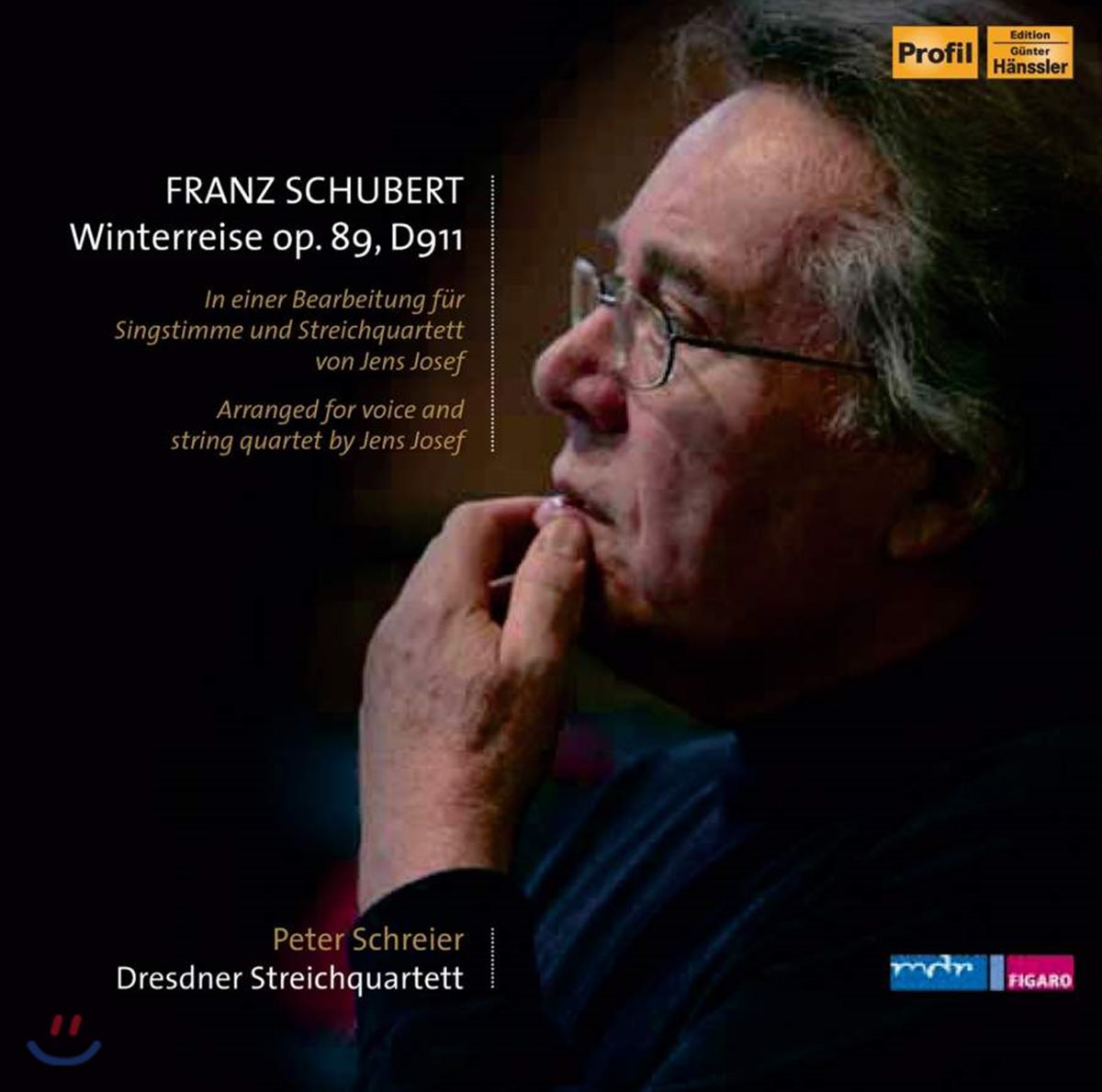 Peter Schreier 슈베르트: '겨울나그네' D.911 - 페터 슈라이어 (현악4중주 반주 편곡판) (Schubert: Winterreise, Op. 89)