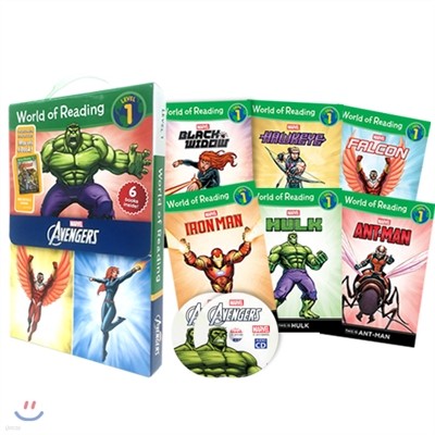 월드 오브 리딩 World of Reading Avengers Boxed Set: Level 1 (with 2CD)