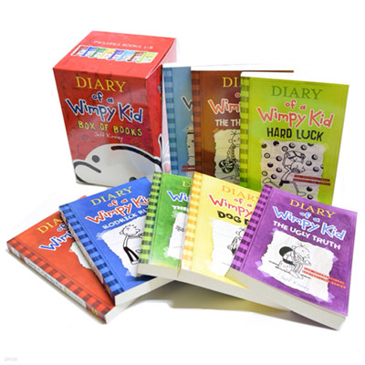 [영어원서] Diary of a Wimpy Kid #1-8 Box Set (Paperbacks)