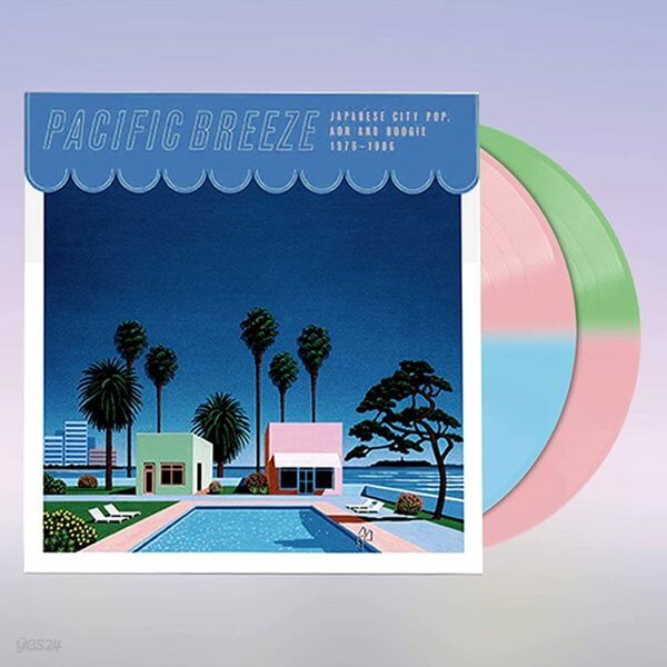 [미개봉 LP] Pacific Breeze: Japanese City Pop, AOR And Boogie 1976-1986 - V.A. (500장 한정반) - Summer Fun Edition: Pink / Mint / Sky Blue Tricolour (US 수입) 일본 시티팝 컴필레이션